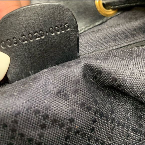 Gucci Black Leather Backpack with Bamboo Accents - Picture 13 of 15